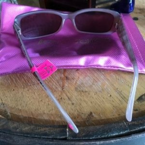 BETSEY JOHNSON Espresso Gold Lace UV Sunglasses 17 main image 8